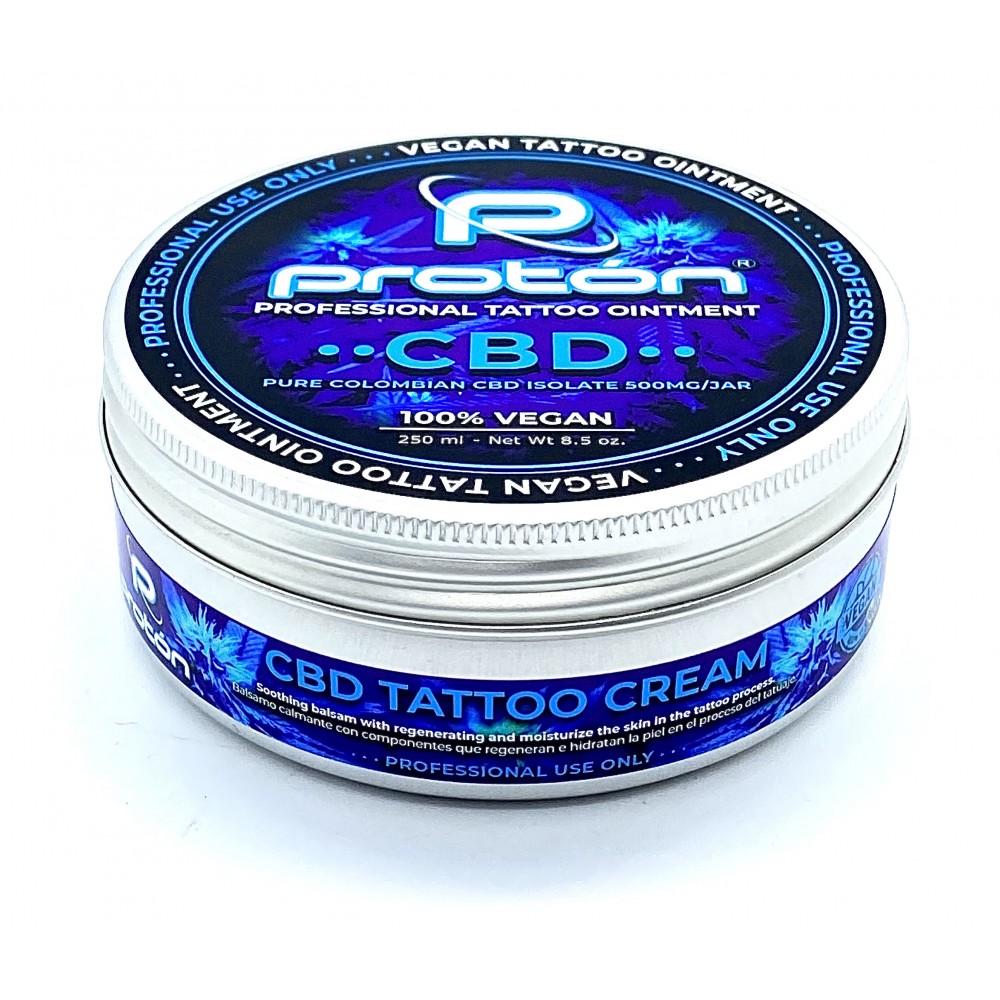 CBD - Proton Tattoo Cream - Made by Nature - 250ml / 8.5 Oz.